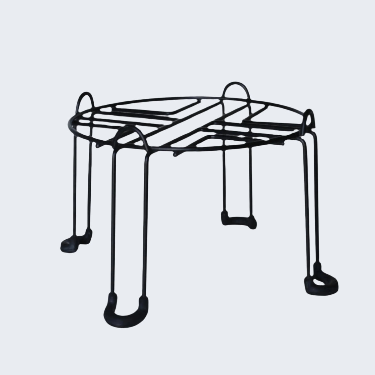 Stainless Steel Black Stand
