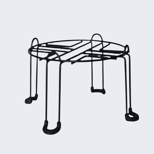 Stainless Steel Black Stand